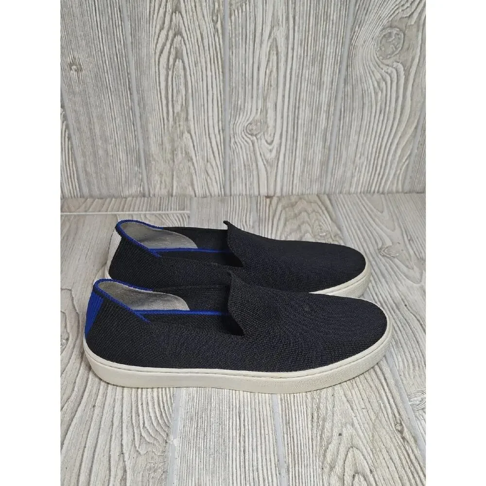 Rothy's Black The Original Slip-On Sneakers Womens Size 7